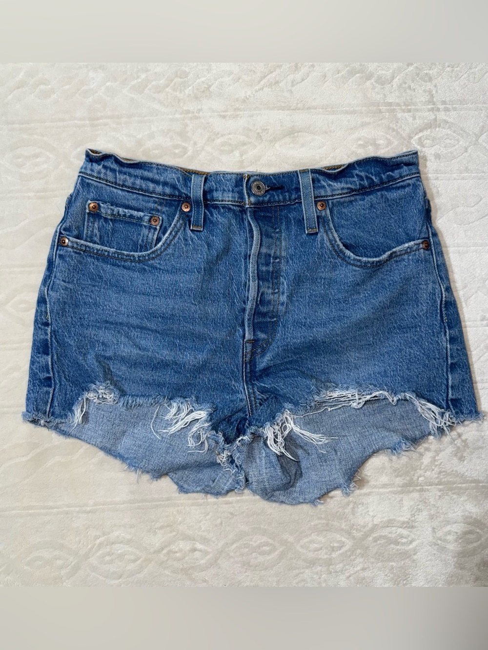 Levi’s 501 Button Fly Denim Shorts‎